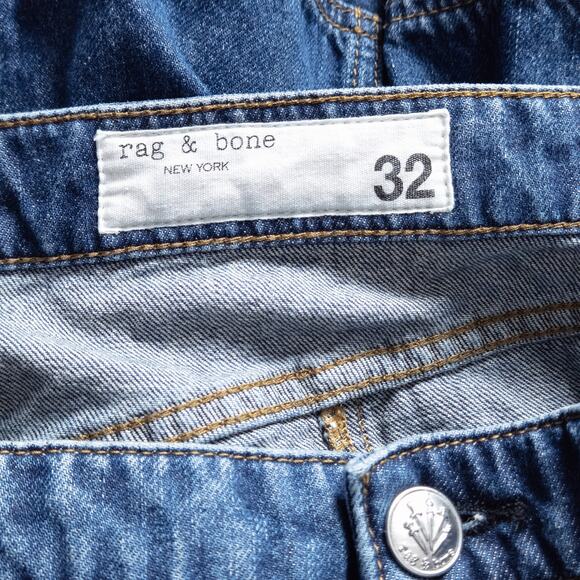 rag & bone Blue Flare & Wide Leg Jeans - Picture 5 of 6